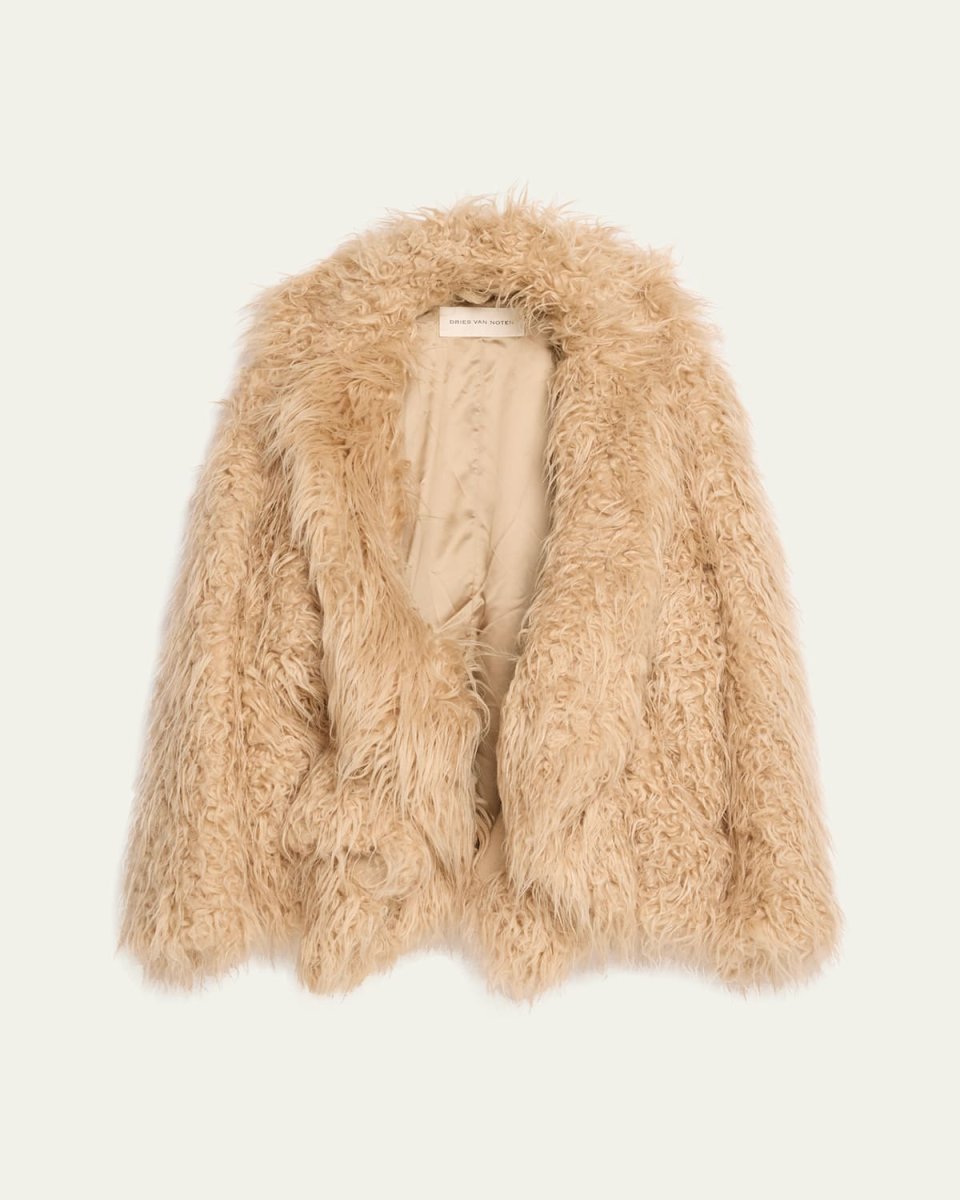 Vanas Faux Fur Oversized Jacket